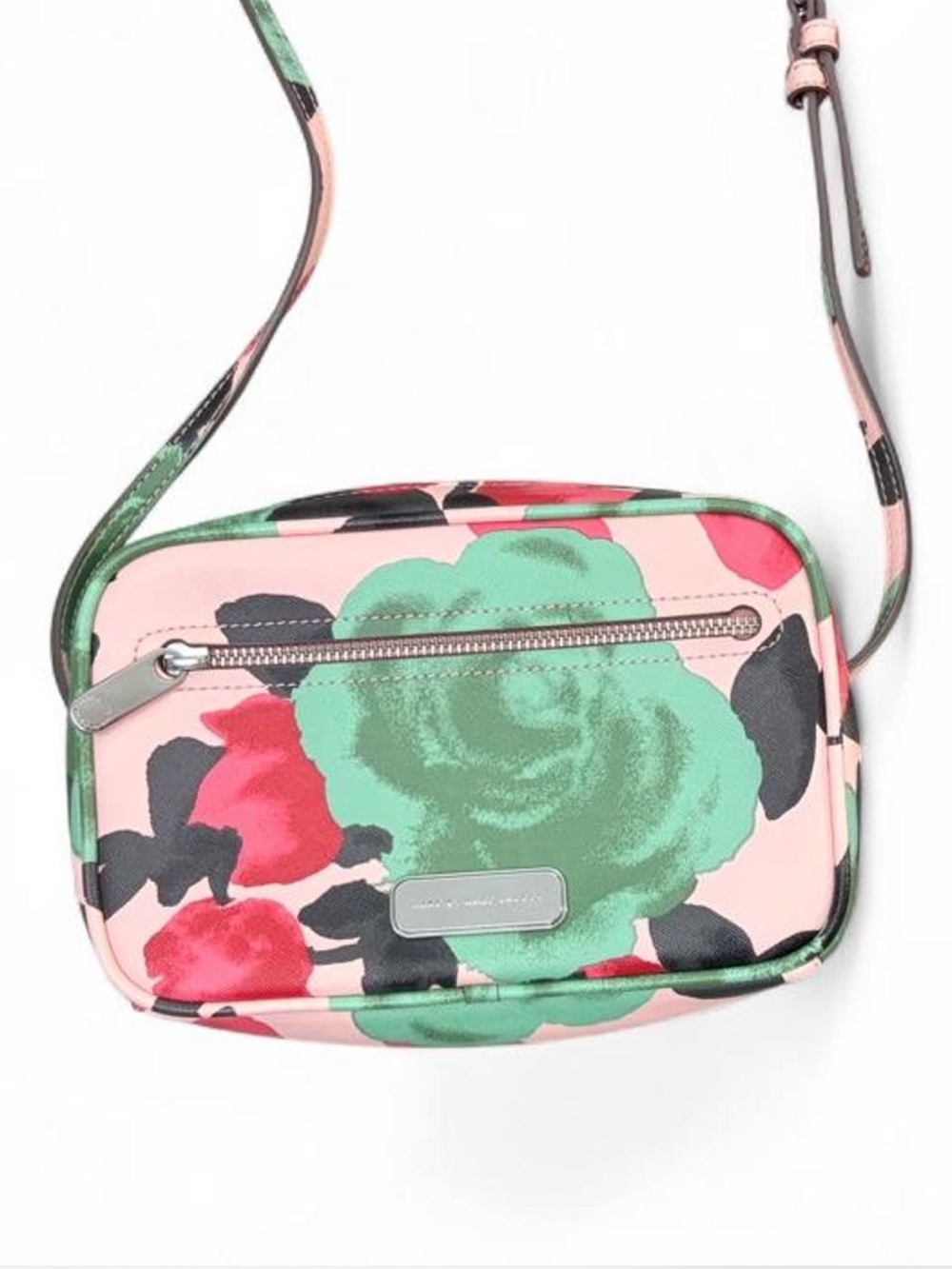 Marc Jacobs  Pink Floral Crossbody Bag